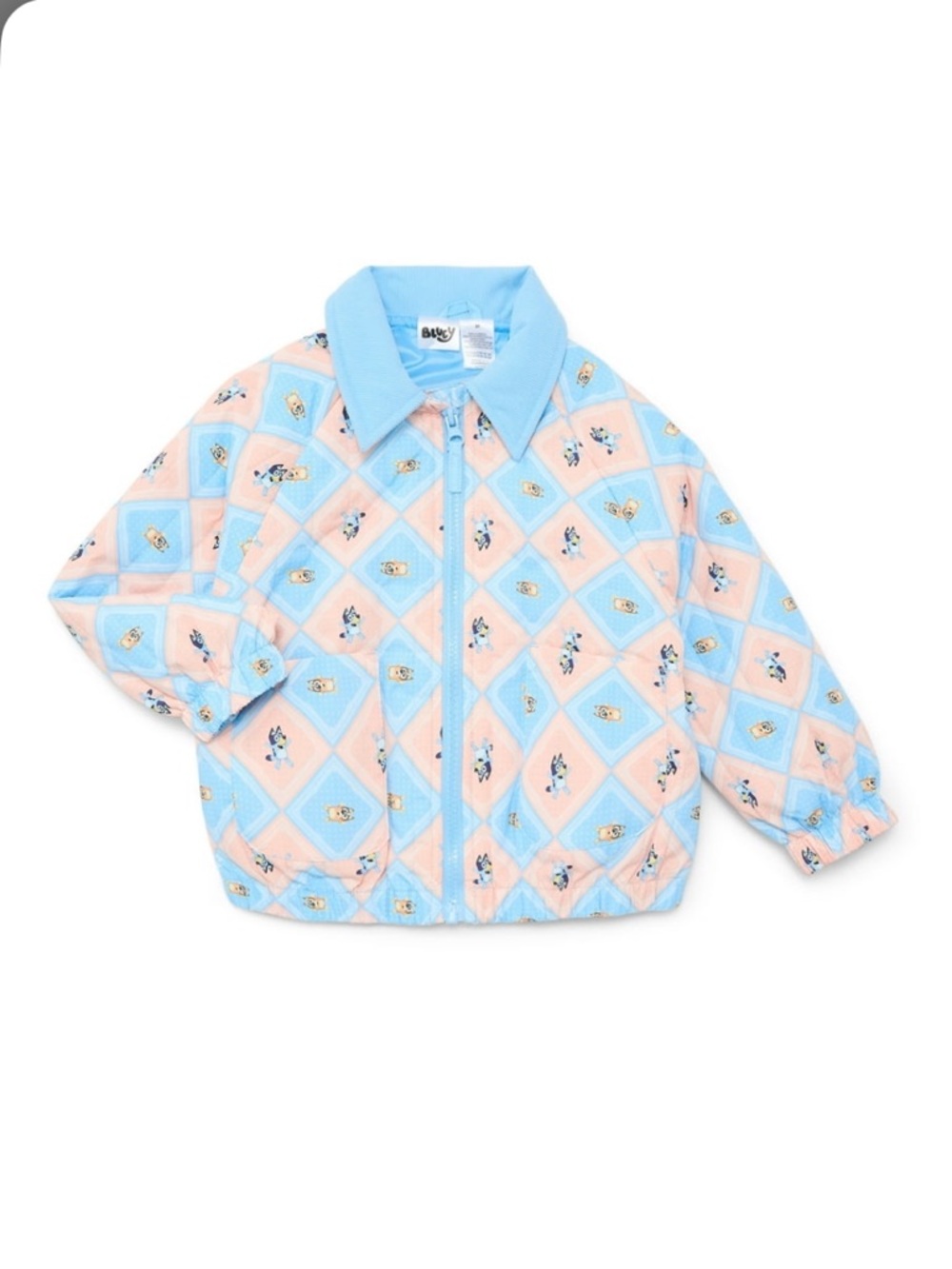 Toddler Girls Bluey & Bingo Checkered Western Jacket - 4T